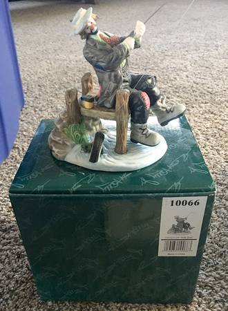 Emmett Kelly Jr Miniature Catch Of The Day - Boxed