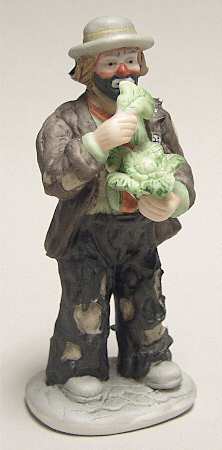 Emmett Kelly Jr Miniature Eating Cabbage - Boxed