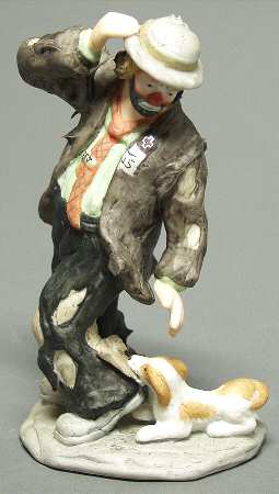 Emmett Kelly Jr Miniature Man's Best Friend - Boxed