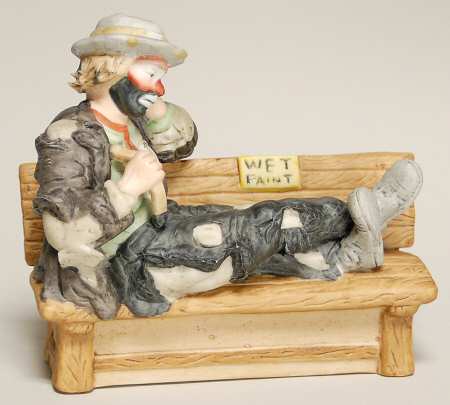Emmett Kelly Jr Miniature Wet Paint - With Box