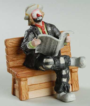 Emmett Kelly Jr Miniature Big Business - Boxed