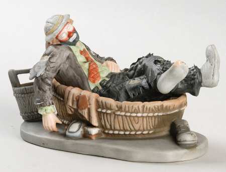 Emmett Kelly Jr Miniature Saturday Night - With Box