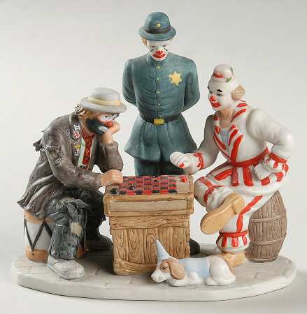 Emmett Kelly Jr Miniature Fair Game - No Box