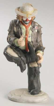 Emmett Kelly Jr Miniature A Hole In The Sole - Boxed