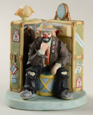 Emmett Kelly Jr Miniature Send In The Clowns-Special Event Figurin - Boxed