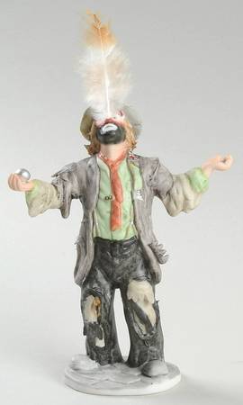 Emmett Kelly Jr Miniature Balancing Act - Boxed