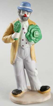 Emmett Kelly Jr Miniature Eating Cabbage-Smooth - No Box 60