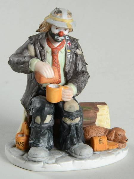 Emmett Kelly Jr Miniature Dining Out - Boxed
