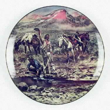 Charles Russell Western Series Discovery Of Last Chance Gulch - Boxed