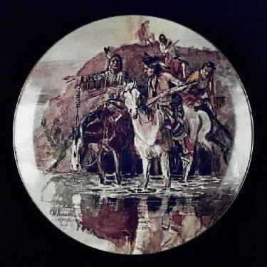 Charles Russell Western Series Scouting The Camp - Boxed