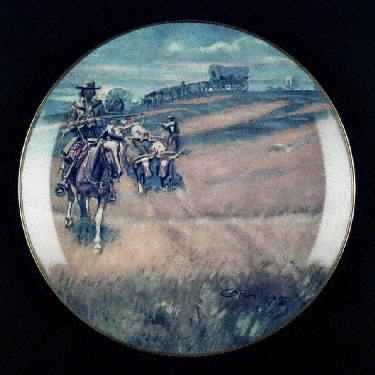 Charles Russell Western Series When Wagon Trains Were Dim - Boxed