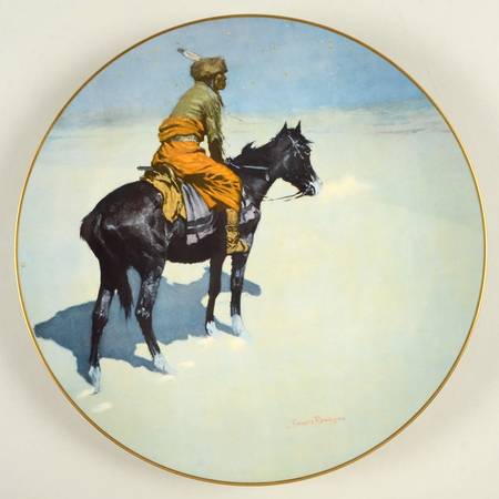 Frederic Remington Western Series The Scout; Friends Or Enemies - No Box