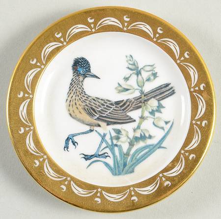 State Birds & Flowers Miniature New Mexico-Roadrunner / Yucca - New Mexico With Box