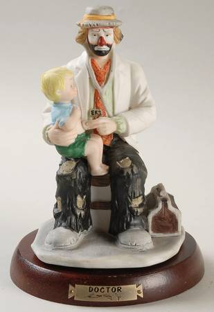 Emmett Kelly Jr-Professionals Doctor (With Child On Lap) - No Box
