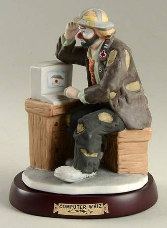 Emmett Kelly Jr-Professionals Computer Whiz - With Box 53