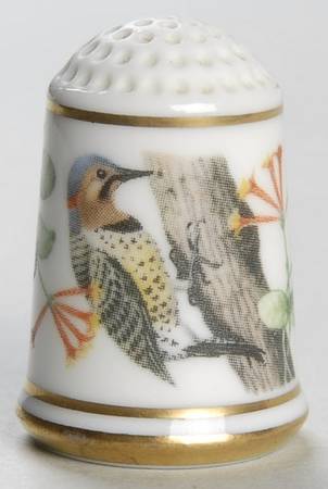Garden Birds Thimble Collection Yellow Shafted Flicker - No Box