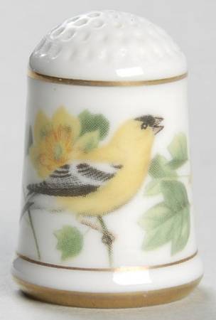 Garden Birds Thimble Collection Goldfinch - No Box