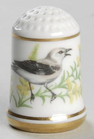 Garden Birds Thimble Collection Mockingbird - No Box