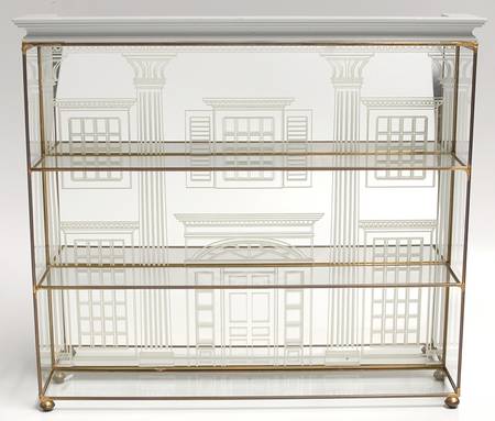 Gone with The Wind-Mini Etched Mirror Display Shelf - No Box