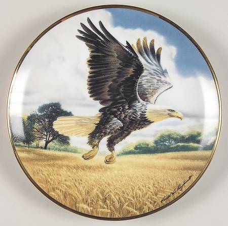 Ronald Van Ruyckevelt Eagle Amber Waves Of Grain - No Box