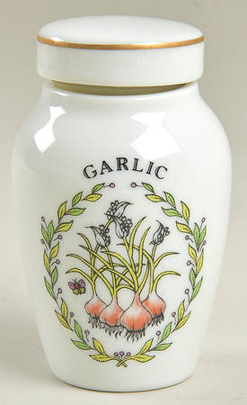 Gloria Vanderbilt Spice Jars Garlic - Spice Jar Set-Ind Jar-Motif 21