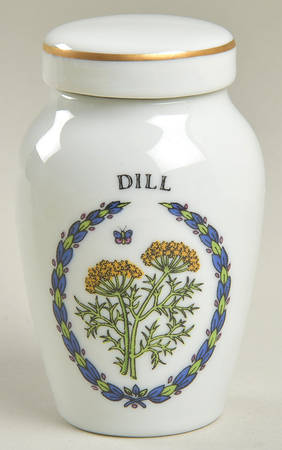 Gloria Vanderbilt Spice Jars Dill - Spice Jar Set-Ind Jar-Motif 20