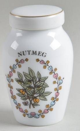 Gloria Vanderbilt Spice Jars Nutmeg - Spice Jar Set-Ind Jar-Motif 2