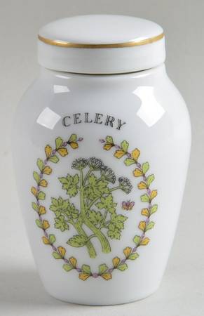 Gloria Vanderbilt Spice Jars Celery - Spice Jar Set-Ind Jar-Motif 15