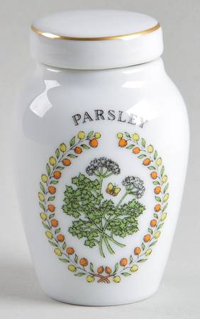 Gloria Vanderbilt Spice Jars Parsley - Spice Jar Set-Ind Jar-Motif 24