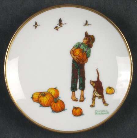 Four Seasons Miniature-Plates Pilgrimage - Boxed