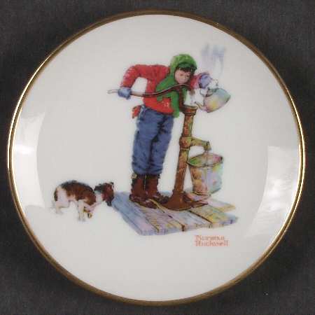 Four Seasons Miniature-Plates Chilling Chore - Boxed