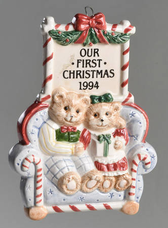 Our First Christmas-Ornament Our First Christmas-Teddies - Boxed
