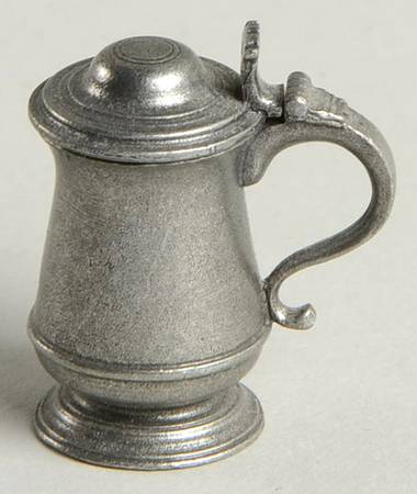Colonial American Miniatures Dome Topped Tankard By Will - No Box