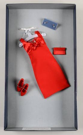 Diana Princess of Wales-Vinyl Ensemble- High Fashion Red Dress - Boxed