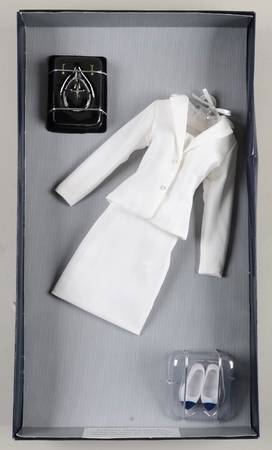 Diana Princess of Wales-Vinyl Ensemble- White Suit - Boxed