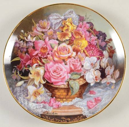 Princess Grace Foundation Princess Grace Bouquet Plate - No Box