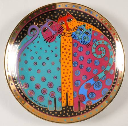 Laurel Burch Contemporary Cats Freckled Felines - No Box