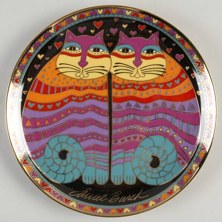 Laurel Burch Contemporary Cats Friendly Felines - No Box