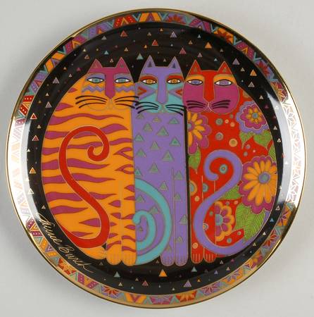 Laurel Burch Contemporary Cats Fanciful Felines - No Box
