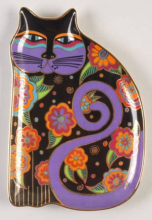 Laurel Burch Fanciful Cats by Franklin Mint