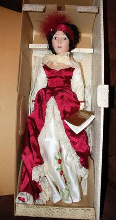 Franklin Mint Dolls Dolly Madison - With Box