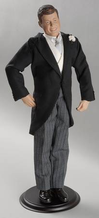 Franklin Mint Dolls John F. Kennedy Groom-Porcelain - Boxed