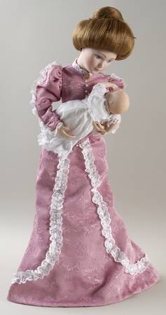 Franklin Mint Dolls A Mother's Love - Boxed