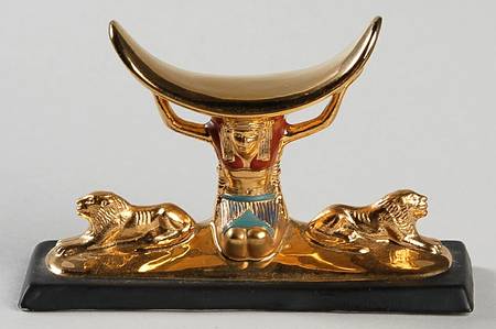 Treasures of King Tut Shu Headrest - With Box