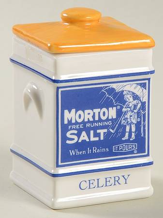Country Store Spice Jar Celery-Morton Salt - Spice Jar Set-Ind Jar-Motif 3