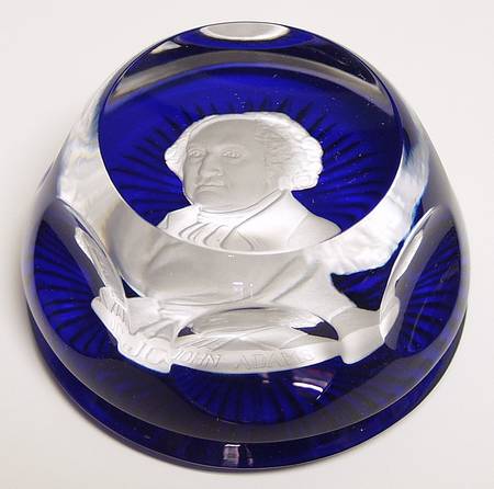 Cameos In Crystal-Bicentennial John Adams - No Box