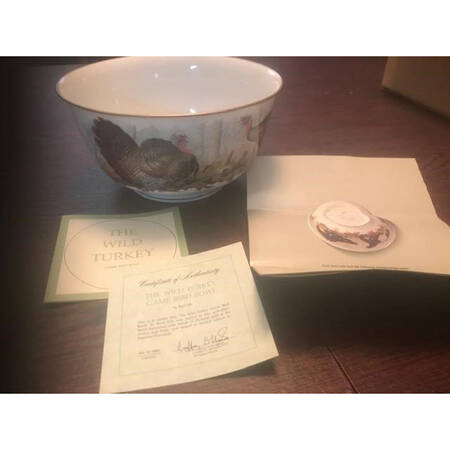 Game Bird-Bowl The Wild Turkey - Boxed