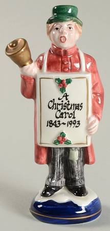 A Christmas Carol Bell Ringer With Sign - No Box