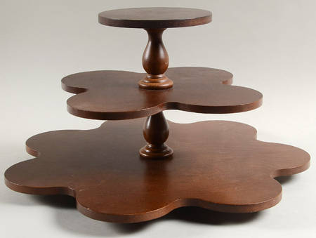 The Twelve Months of Roses 3 Tier Wooden Display Rack - Display Rack Wood