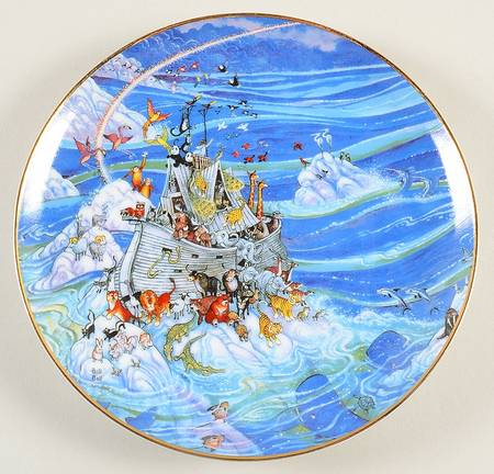 Bibical Scenes By Bill Bell for Franklin Mint A Rainbow Of Hope - No Box